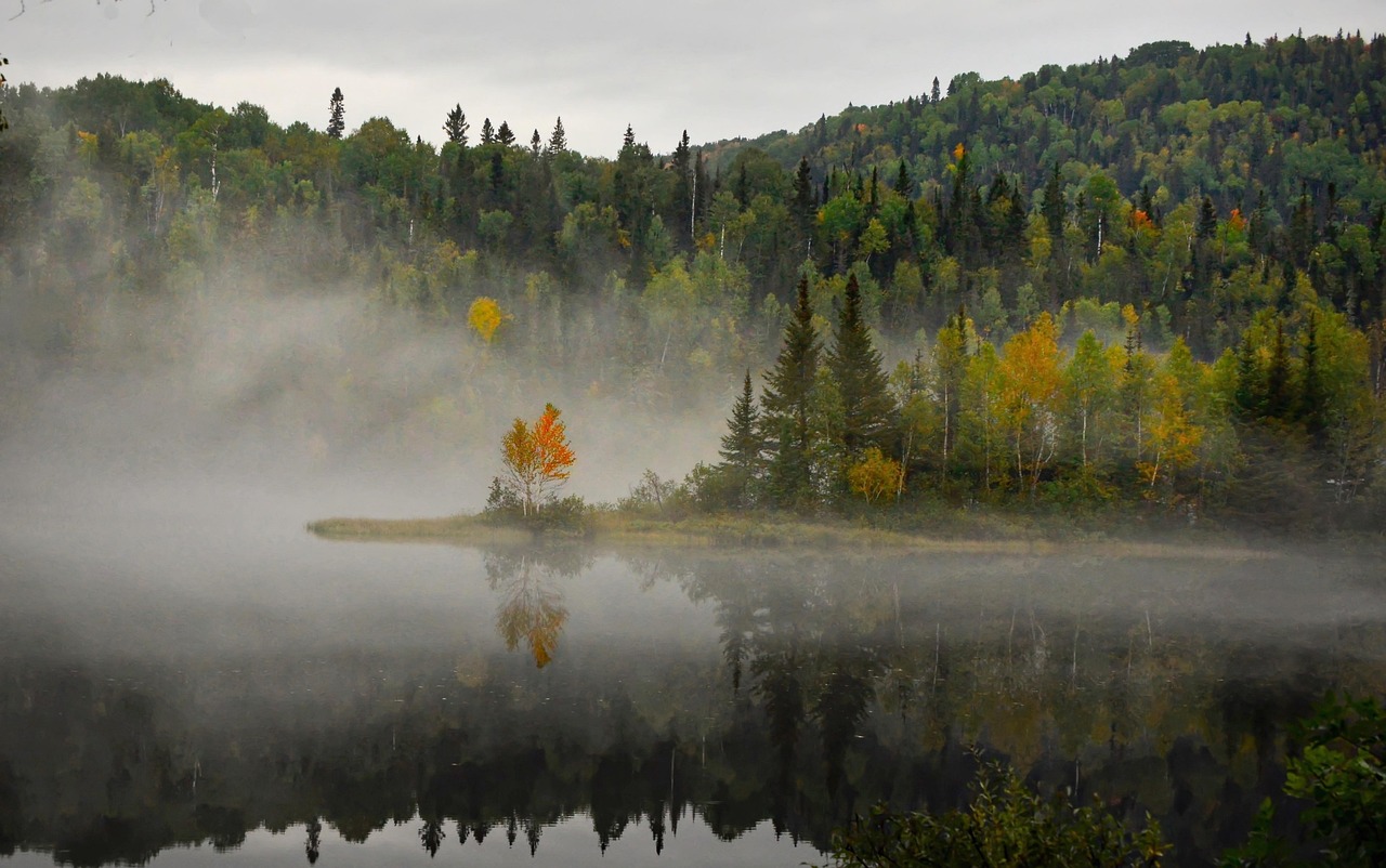Paisagem de Quebec, Canadá, terra natal do Padre Alfredo Pampalon