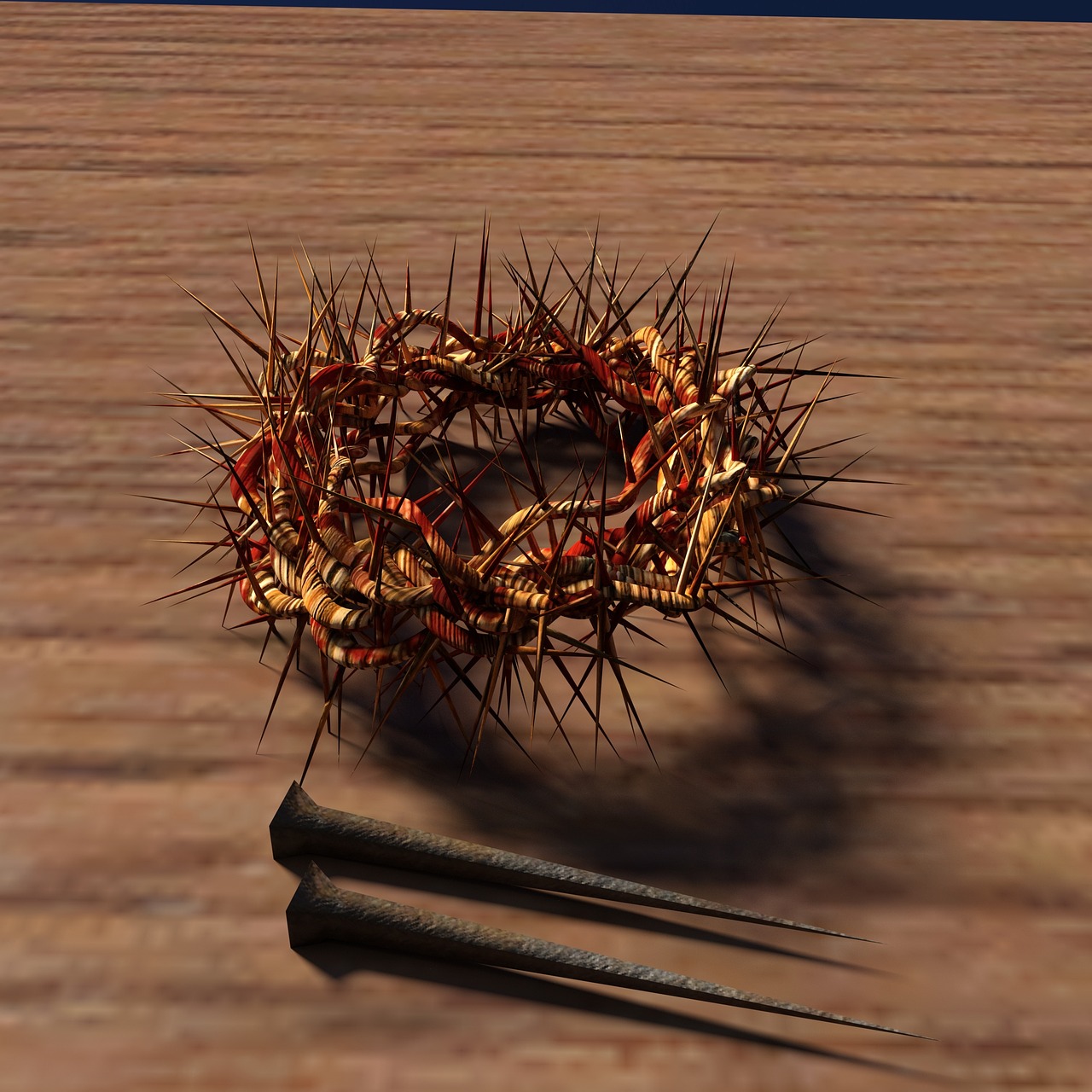 Coroa de espinhos, símbolo da chaga mística de Santa Rita de Cássia