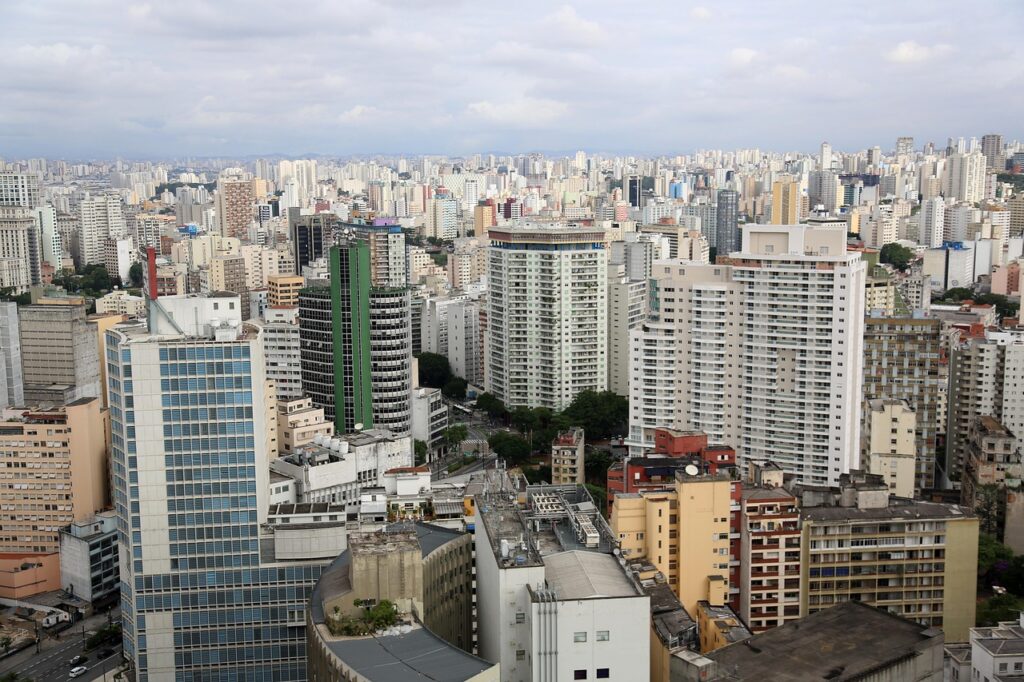 Skyline de São Paulo, cidade onde Frei Galvão fundou o Mosteiro da Luz